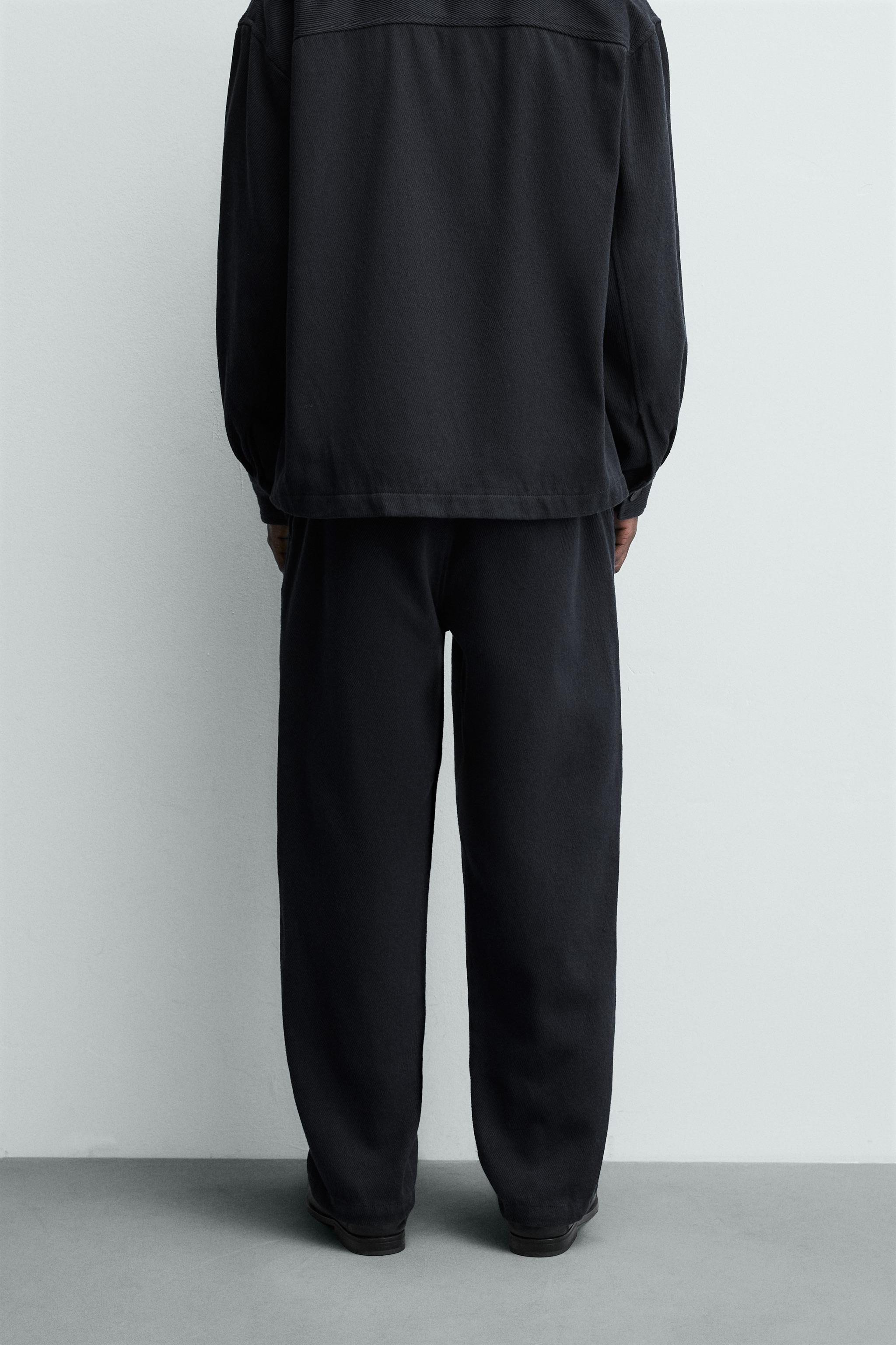 REGULAR FIT TWILL PANTS